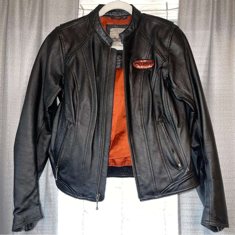 Harley-Davidson Leather Riding Jacket - Picture 3 of 5